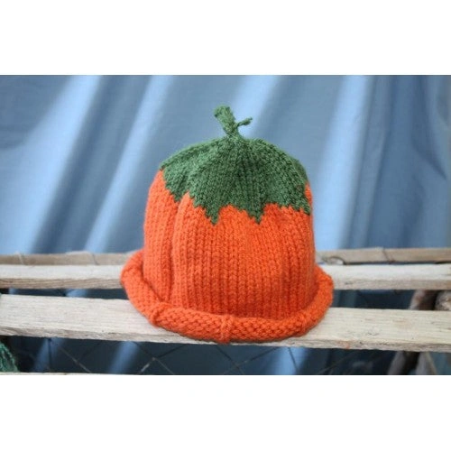 Autumn Berry & Pumpkin Knit Hats – Cozy Fall Vibes!